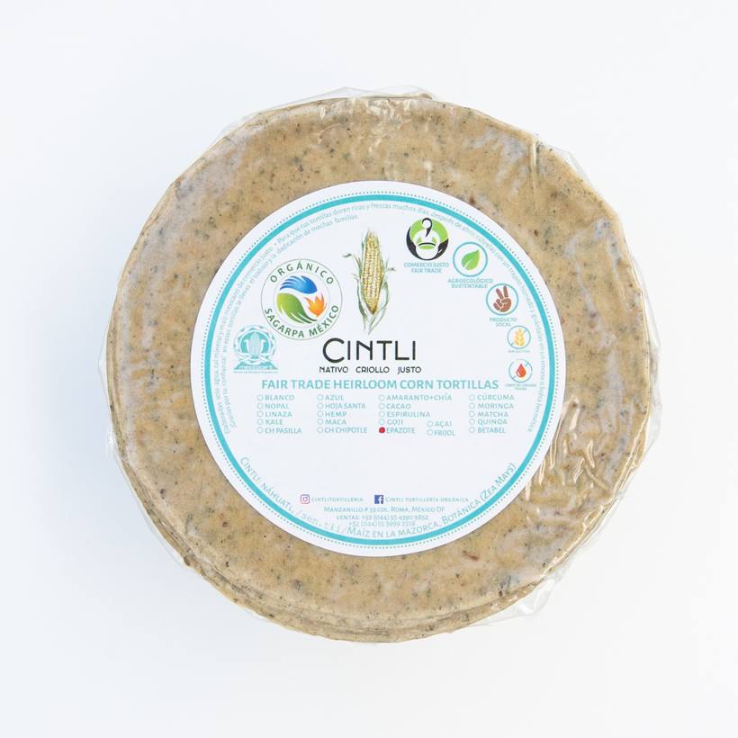 Tortilla de epazote de Cintli