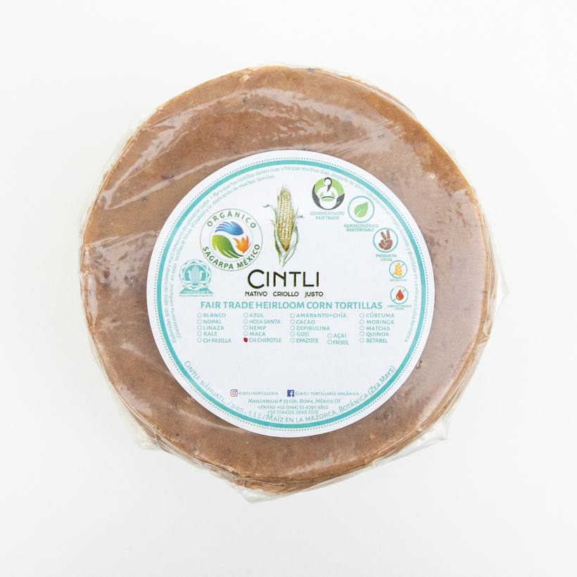 Tortilla de chipotle de Cintli