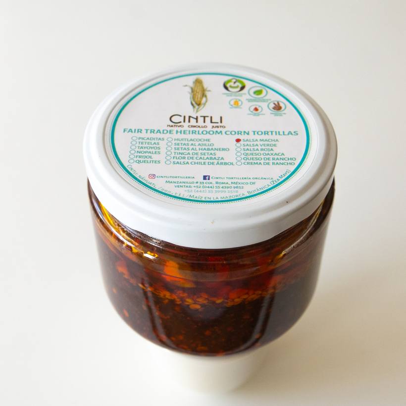 Salsa macha de Cintli